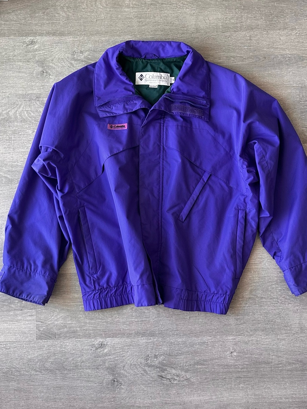 Vintage 90s Columbia Whirlibird Purple Jacket - Lightweight Windbreaker
